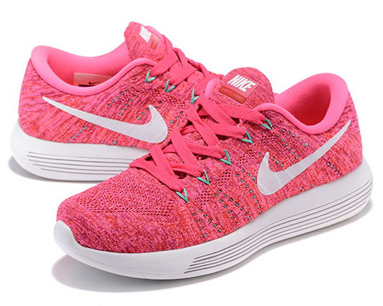 Womens Nike Lunarepic Low Flyknit Pink White 36-39 Taiwan